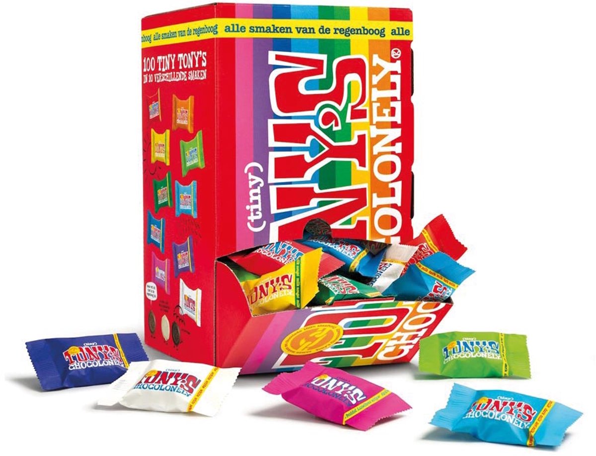 Tony's chocolonely tiny's chocolade mix - chocoladecadeau - 900 gram