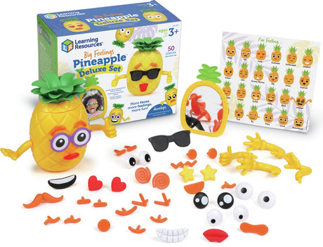 Learning resources big feelings pineapple™ deluxe set - ananas speelset gevoelens leren - 3+
