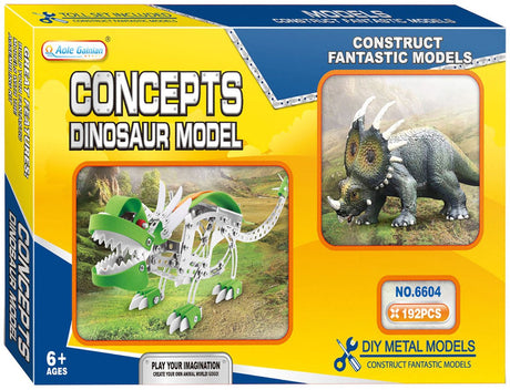 Lobbes metalen bouwset dino triceratops