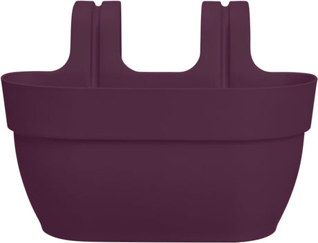 Elho vibia campana easy hanger m 36 - balkonbak met ophanghaken - 100% gerecycled plastic - ø 36.0 x h 26.5 cm - esdoorn paars