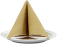 Creativ company servetten - gouden tafeldecoratie servetten - luxe papieren feestservetten - party servetten - grote decoratieve servetten 40x40cm - 60gr - set van 20 stuks