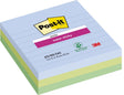 Post-it super sticky super sticky notes post-it oasis pk3 70 vellen kleurenassortiment