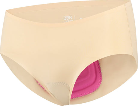 Bbb cycling fietsonderbroek dames met zeem - sneldrogende stretch stof - ideaal voor fietsvakantie of woon-werk verkeer - ultradun fietsondergoed dames - maat xs s - comfortbrief buw-66 xs s