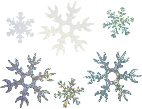 Creativ company creotime pailletten sneeuwvlokken lichtblauw 25-45 mm 30 gram