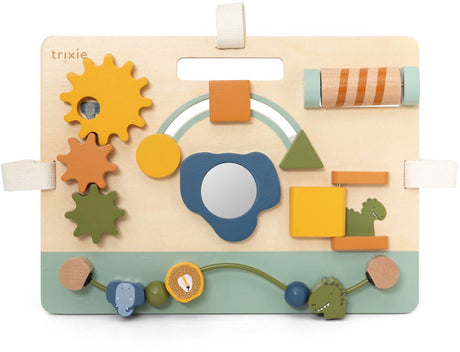 Trixie houten activiteitenpaneel - mrs. elephant - 6m+ - fsc hout- leuk als kraamcadeau