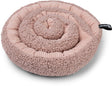 District 70 swirl – snuffelmat voor honden | stimuleert speurgedrag mentale activiteit - roze - ø 34 cm one size