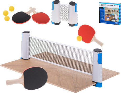 Yeefun tafeltennis set mini - tafeltennisballen – ping pongset – tafeltennis batjes