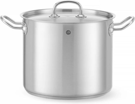 Hendi hoge kookpan met deksel – 9l – inductiegeschikt – koelblijvende handgrepen – ⌀240x(h)200mm