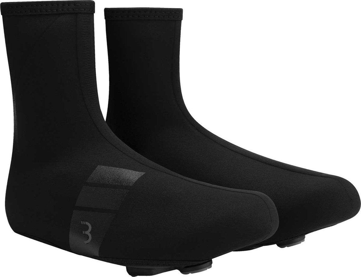 Bbb cycling heavyduty fiets overschoenen wielrennen mountainbike - overschoenen fiets - thermo en waterafstotend - zwart - maat 39 40 - bws-02b