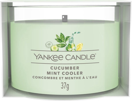 Yankee candle filled votive - cucumber mint cooler - 10 branduren - 1 stuk