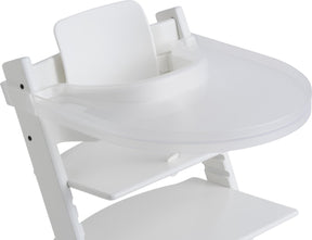 Playtray - tafelblad voor stokke tripp trapp - eetblad - met riempje -transparant