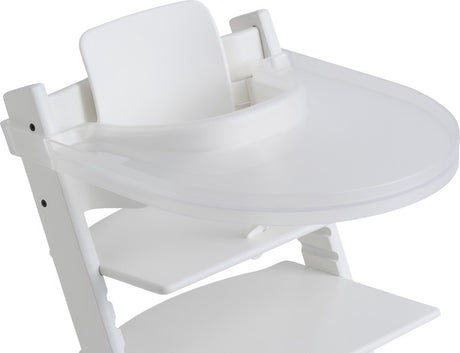 Playtray - tafelblad voor stokke tripp trapp - eetblad - met riempje -transparant