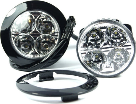 M-tech led dagrijverlichting set – rond – 70mm – 12v 24v