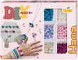 Merkloos sans marque hama midi strijkkralenset activity box 11 designs (2400st.)