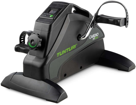 Tunturi cardio fit m30 stoelfiets - hometrainer - met lcd monitor - fietstrainer met instelbare weerstand - bureaufiets