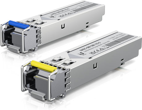 Ubiquiti sfp optical module single-mode, 1gbps, bidi, 2pack