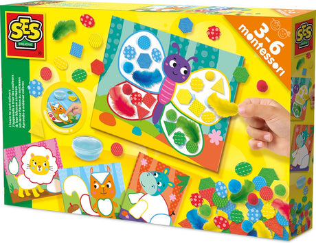 Ses creative montessori - kleuren en materialen sorteren - vanaf 3 jaar - educatief speelgoed - schoencadeautjes sinterklaas