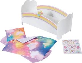 Baby born regenboogbed - met slaapliedje