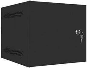 Lanberg - 10 inch wandrack - 4u - 280 x 310 mm - zwart - zelfmontage rackkast