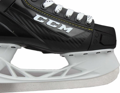 Ccm – supertacks 9355 – ijshockeyschaatsen – schaatsen heren – volwassenen – zwart – verstevigde support rvs speedblade – regular fit – maat eu 48