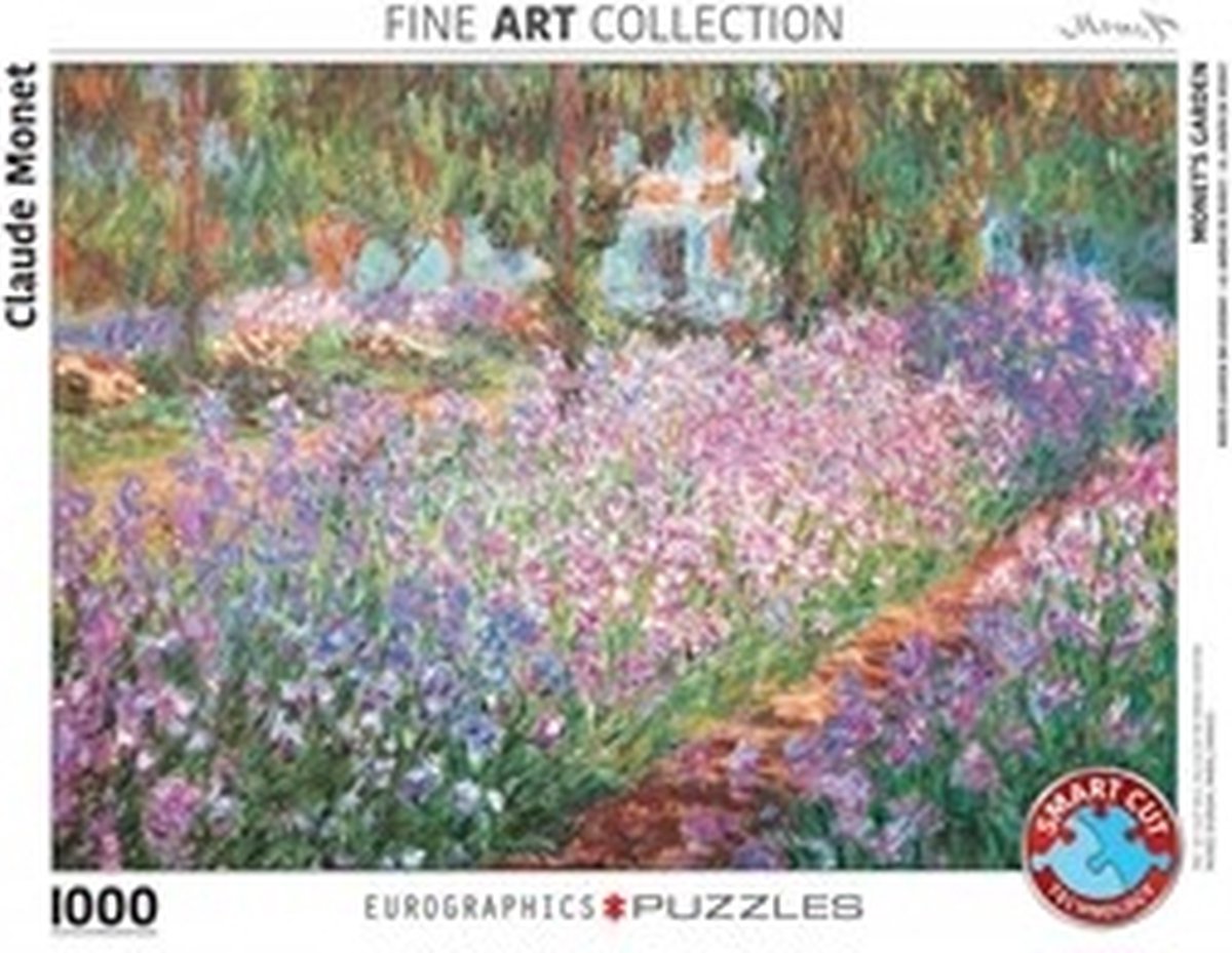 Eurographics - de tuin van de kunstenaar in giverny [le jardin de l’artiste à giverny] - claude monet - 1000 stukjes 68×48cm (b×h) - fine art legpuzzel