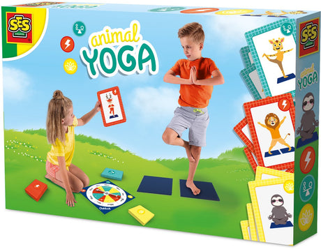 Ses creative animal yoga - dierenposes met 2 yogamatten - vanaf 3 jaar - kinderyoga - schoencadeautjes sinterklaas
