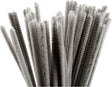 Creativ company creotime chenille draad 50 stuks 30 cm 6 mm grijs