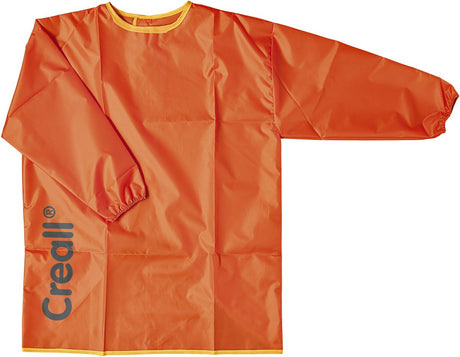 Creall verfschort small oranje – kliederschort - knutselschort - 0-4 jaar - wasbaar - professionele kwaliteit - gebruikt op scholen en kinderdagverblijven