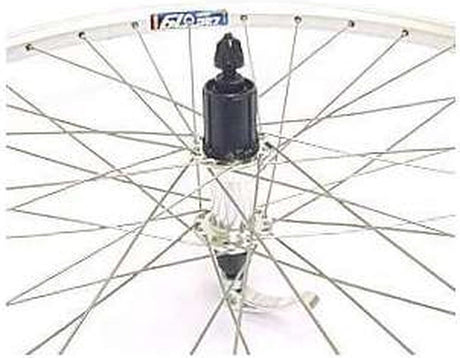 Roland Achterwiel 28 uitval cass 8 9v ZAC19 zilver RVS spk