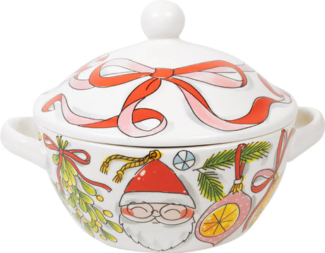 Blond amsterdam , kerst: terrineschaal 23 cm