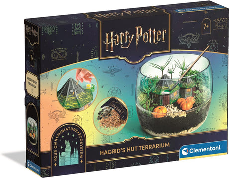Clementoni -harry potter terrarium - hagrids fantastische hut - planten experimenteerset - vanaf 7 jaar
