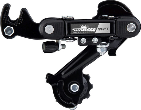Sturmey-archer europa n.v. sunrace achterderailleur - 6 7-speed - lange kooi - staal - zwart