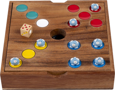 Engelhart pig hole - blauw - hout -