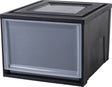 Iris maxi drawer stapellade - 40l - kunststof - zwart transparant