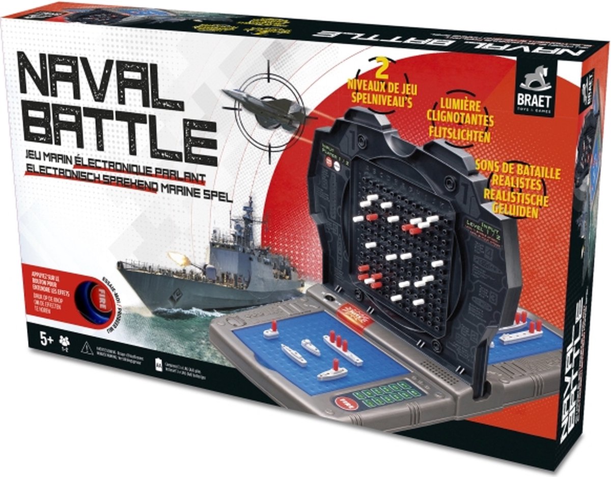 Merkloos sans marque elektronische naval battle - strategisch marine spel