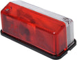 Proplus breedtelicht - rood en wit - 92 x 42 mm - 12v - inclusief gloeilampje