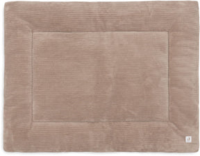 Jollein boxkleed baby - 75x95cm - cloudy rib - polyester - milky coffee