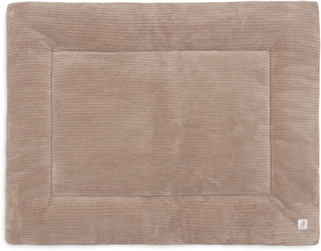 Jollein boxkleed baby - 75x95cm - cloudy rib - polyester - milky coffee