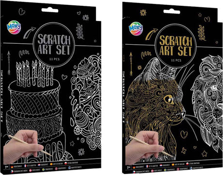 Creative craft group scratch art set