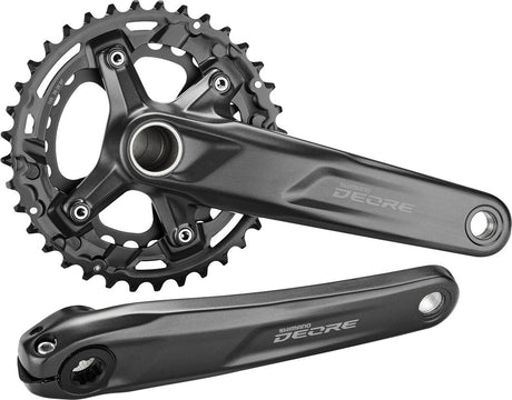 Shimano deore m4100 hollowtech ii crankstel zwart 175 mm 36 26t