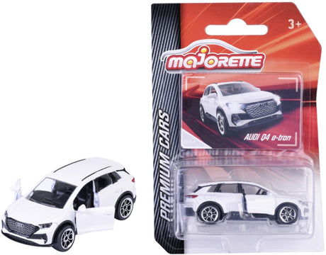 Majorette audi q4 e-tron, wit (premium cars)