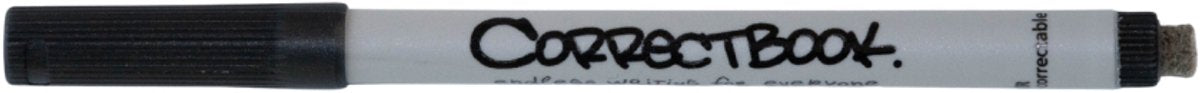 Correctbook pen - fineliner zwart - 0.6mm - voor uitwisbaar notitieboek
