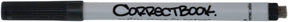 Correctbook pen - fineliner zwart - 0.6mm - voor uitwisbaar notitieboek