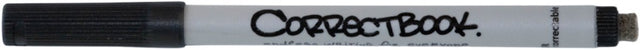 Correctbook pen - fineliner zwart - 0.6mm - voor uitwisbaar notitieboek