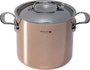 Debuyer de buyer prima matera braadpan koper rvs extra hoog 20cm ind.