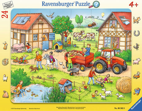 Ravensburger puzzel boerderij 24 stukjes - kinderpuzzel educatief.