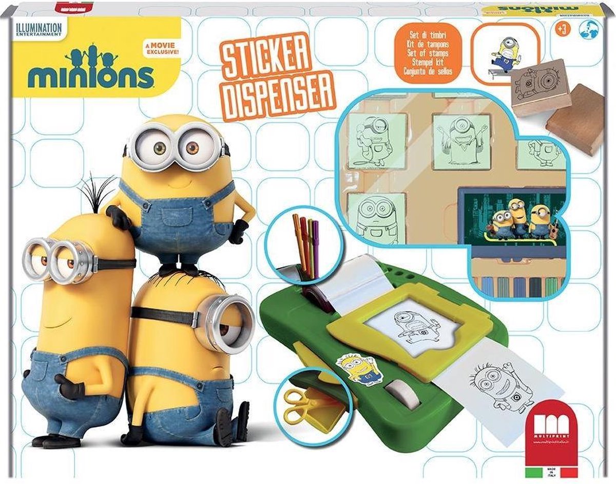 Multiprint kleurset minions 23-delig