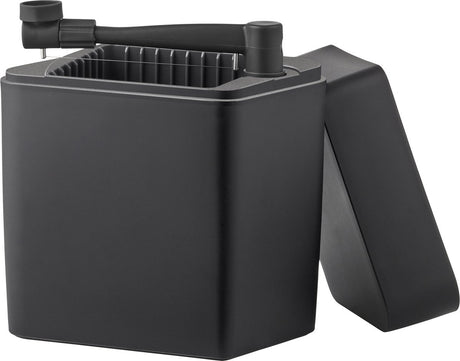 Rosti classic kaasdoos – kaasdoos met kaassnijder – kaasschaaf – oplosbare snijdraad – hygiënische opberging – kaasstolp – zwart – 16,5×10×19 cm