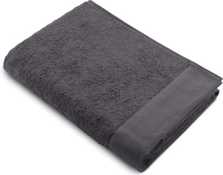 Walra badlaken remade cotton - 70x140 - 100% katoen - grijs antraciet