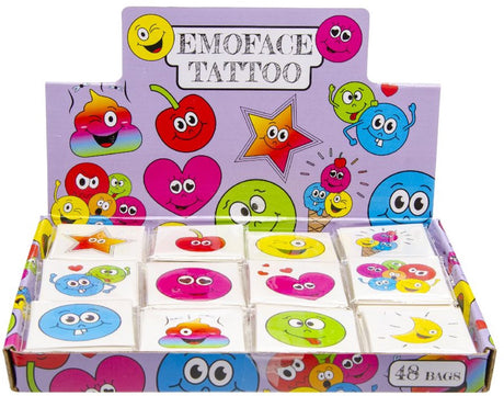 Duckiez tattoos gezichtjes, 12st.